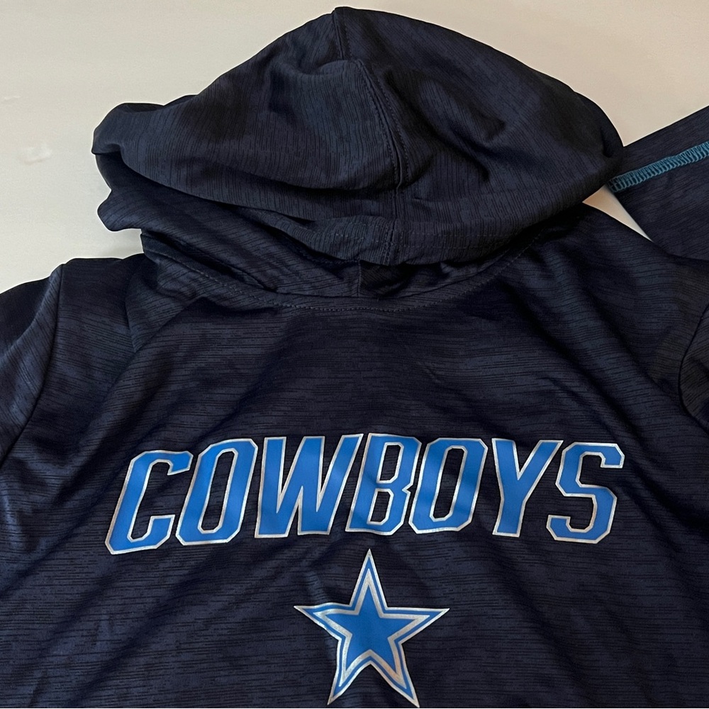 NWT NFL Dallas Cowboys Boys Small Hooded Polyester Hoodie